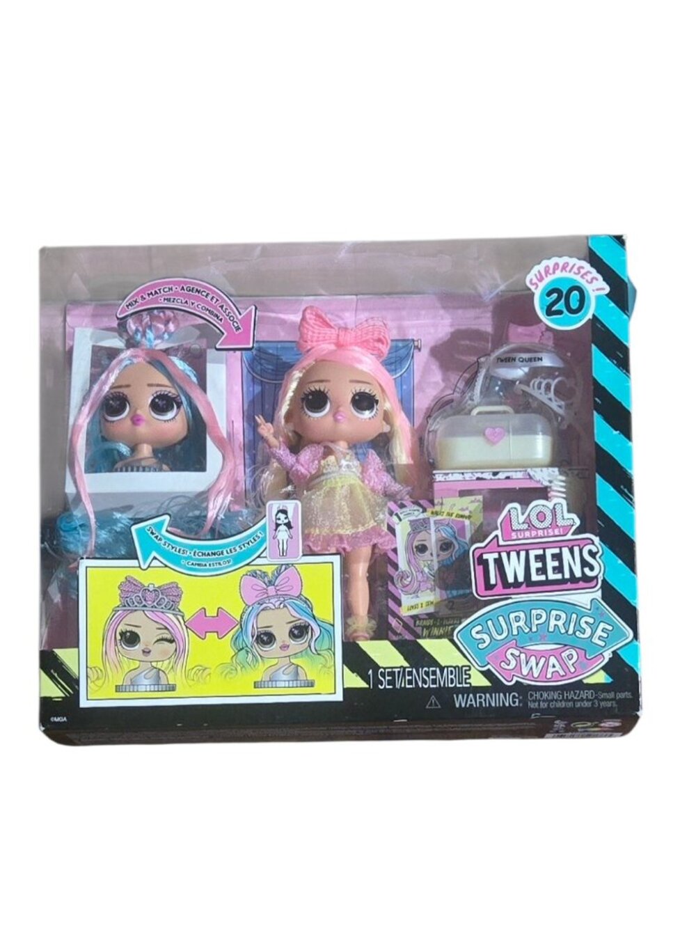L.O.L. Surprise! Tweens Surprise Swap Braids 2 Waves Winnie Fashion Doll NIB